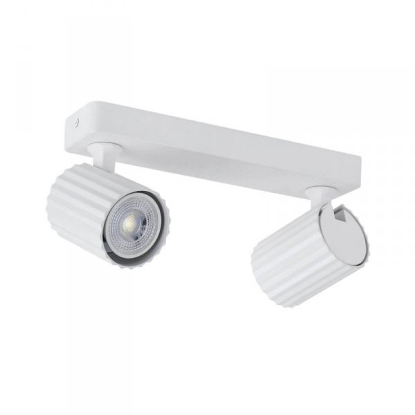 PLAFON SPOT REFLEKTOR BIAŁY REGULOWANY LIGHT PRESTIGE TOKIO LP-787/2WS WH DO SALONU POKOJU ŁAZIENKI