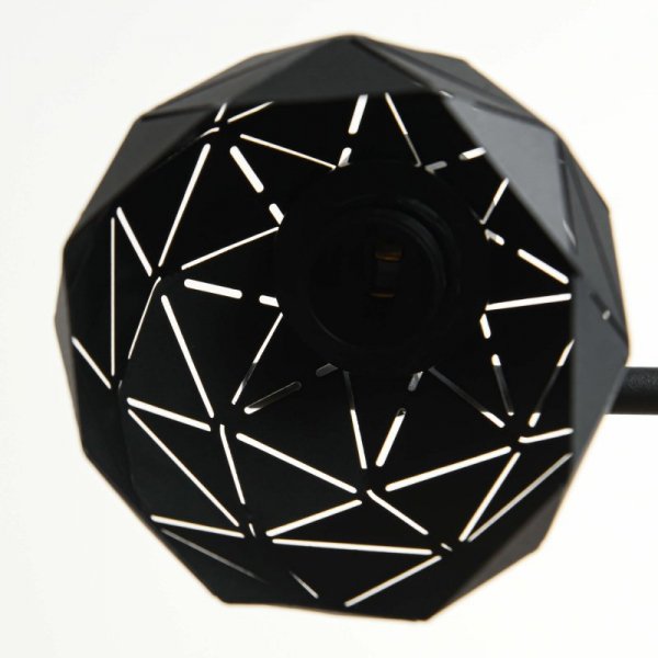 KINKIET PLAFON SPOT REFLEKTOR CZARNY DEKORACYJNY REGULOWANY LIGHT PRESTIGE REUS LP-8069/2WS BK