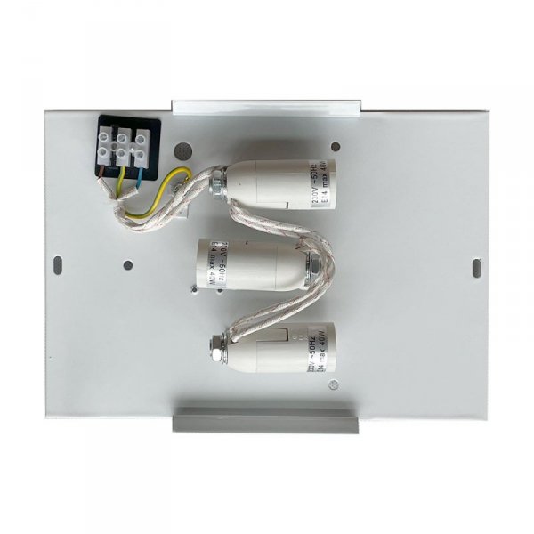 PLAFON CZARNY ABAŻUR 40CM DO SALONU POKOJU SYPIALNI NA WYMIENNE ŻARÓWKI LIGHT PRESTIGE ALTO LP-81008/3C BK
