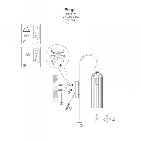 LAMPA WISZĄCA ZŁOTA Z BURSZTYNOWYM KOLSZEM GLAMOUR DO SALONU SYPIALNI JADALNI LIGHT PRESTIGE PIEGA LP-939/1P amber