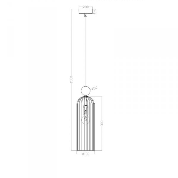 LAMPA WISZĄCA ZŁOTA Z GRAFITOWYM KOLSZEM GLAMOUR DO SALONU SYPIALNI JADALNI LIGHT PRESTIGE PIEGA LP-939/1P smoked