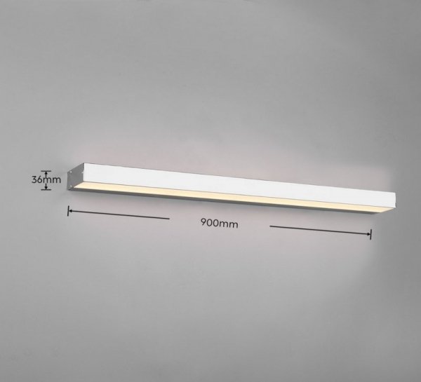 KINKIET LED ŁAZIENKOWY DO ŁAZIENKI NAD LUSTRO HERMETYCZNY IP44 ROCCO 283919006 TRIO