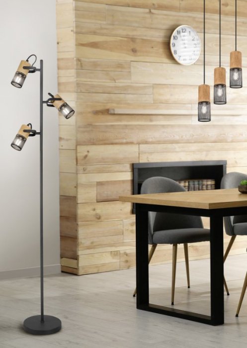 LAMPA NOWOCZESNA DO SALONU SYPIALNI POKOJU TOSH 304330332 TRIO