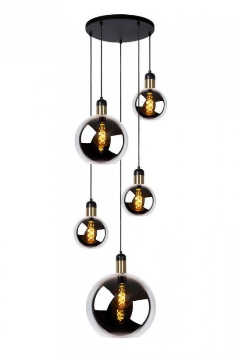 LAMPA WISZĄCA SZKLANA KULA DO KUCHNI SYPIALNI JADALNI LUCIDE JULIUS 34438/05/65