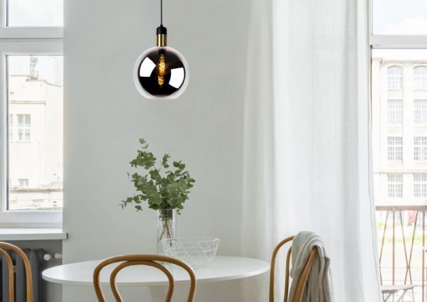 LAMPA WISZĄCA SZKLANA KULA DO KUCHNI SYPIALNI JADALNI LUCIDE JULIUS 34438/28/65