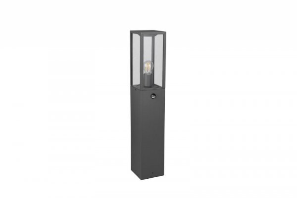 LAMPA STOJĄCA SŁUPEK OGRODOWY Z CZUJNIKIEM RUCHU 80CM ANTRACYT INDUSTRIALNY GARONNE - CZUJNIK RUCHU 401869142 TRIO