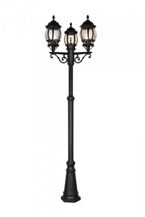 LAMPA ZEWNĘTRZNA KLASYCZNA CZARNA OGRODOWA ELVO 406960332 TRIO