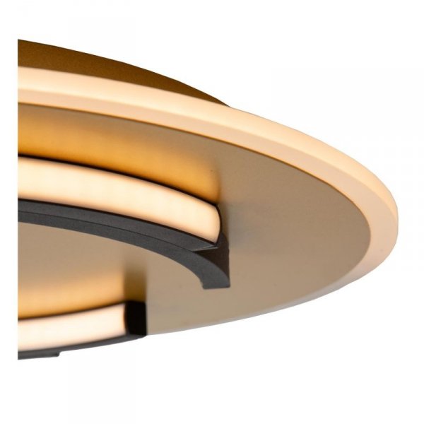 LAMPA SUFITOWA PLAFON LED NOWOCZESNY ZŁOTY LUCIDE ANDREAS 44113/30/02