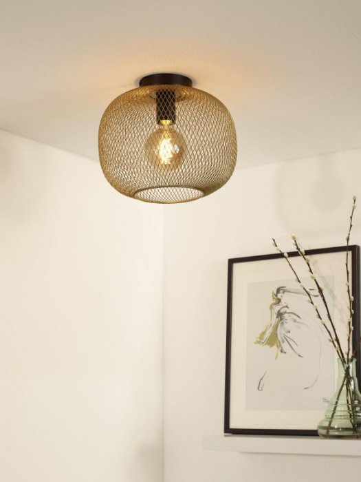 LAMPA DRUCIANA NOWOCZESNA INDUSTRIALNA METALOWA LUCIDE MESH 45185/30/02