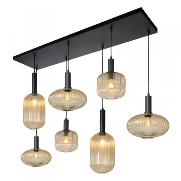 LAMPA WISZĄCA SZKLANA GLAMOUR NOWOCZESNA LUCIDE MALOTO 45386/07/62
