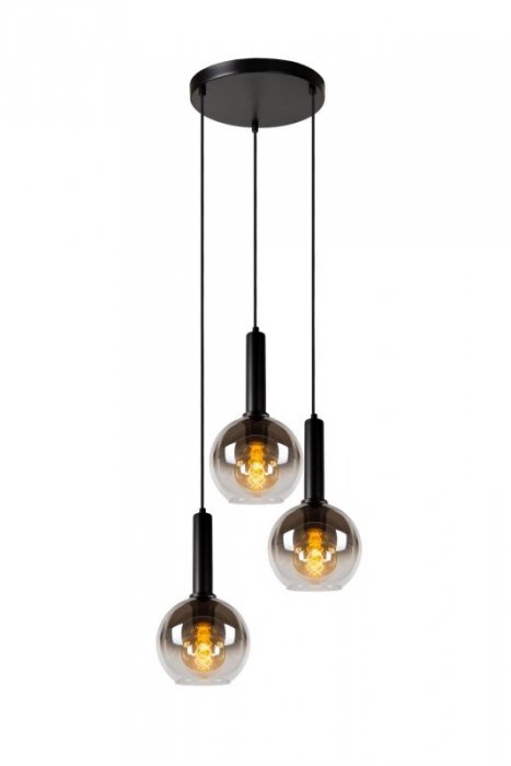 LAMPA WISZĄCA NOWOCZESNA SZKLANE KULE DO SALONU JADALNI LUCIDE MARIUS 45402/13/30