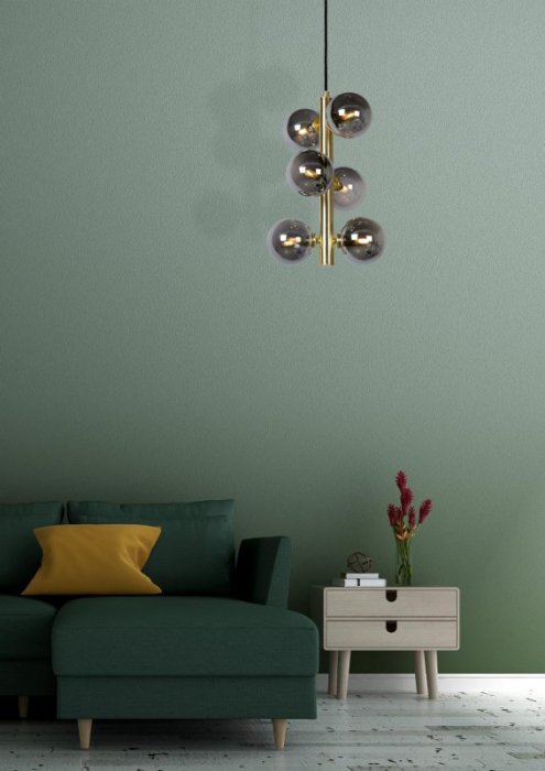 LAMPA WISZĄCA NOWOCZESNA KULE SZKLANE LUCIDE TYCHO 45474/06/02