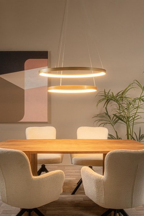 LAMPA WISZĄCA KOŁA RINGI NOWOCZESNA LED LUCIDE VIDAL 46403/92/02