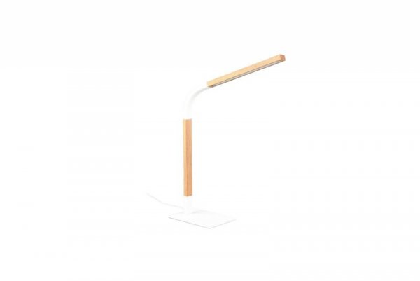 LAMPKA STOŁOWA BIURKOWA NOWOCZESNA LED Z DREWNEM NORRIS 545210131 TRIO