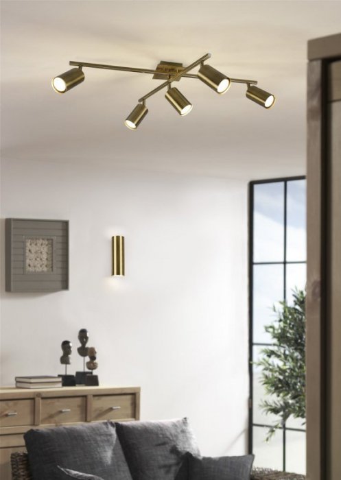 LAMPA SUFITOWA PLAFON SPOT REFLEKTORKI PATYNA MOSIĄDZ MARLEY 612400504 TRIO