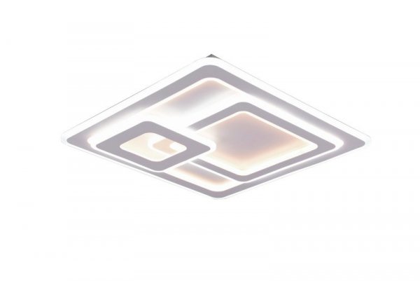 NOWOCZESNY PLAFON LED STEROWANY PILOTEM ŚCIEMNIALNY DEKORACYJNY DO SALONU SYPIALNI POKOJU MITA 629219331 TRIO