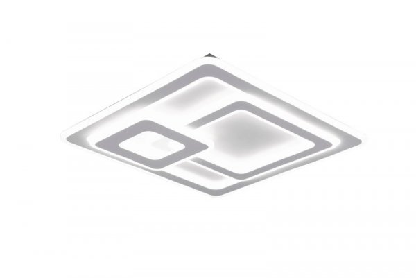 NOWOCZESNY PLAFON LED STEROWANY PILOTEM ŚCIEMNIALNY DEKORACYJNY DO SALONU SYPIALNI POKOJU MITA 629219331 TRIO