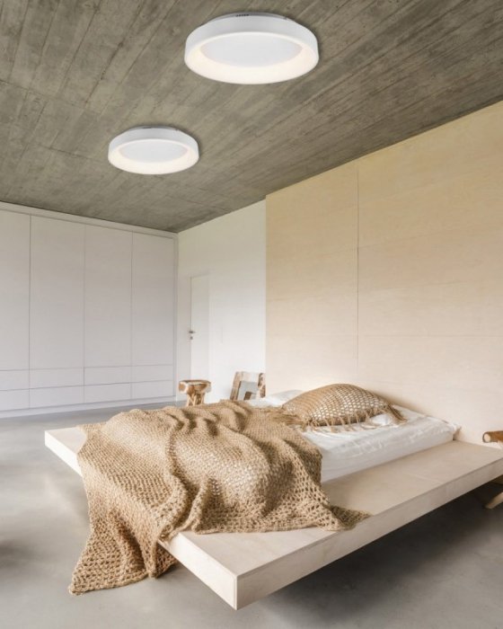 PLAFON LED OKRĄGŁY NOWOCZESNY DO SALONU SYPIALNI KUCHNI GIRONA 671290131 TRIO