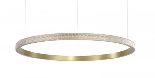 LAMPA WISZĄCA RING ZŁOTY OBRĘCZ LED NOWOCZESNA LUCES EXCLUSIVAS PAINE LE41732