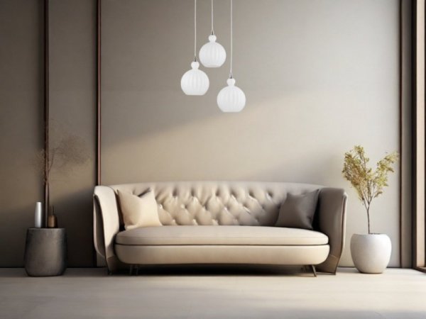 LAMPA WISZĄCA SZKLANA DO SALONU JADALNI SYPIALNI KUCHNI NOWOCZESNA LUCES EXCLUSIVAS AVILES LE41886