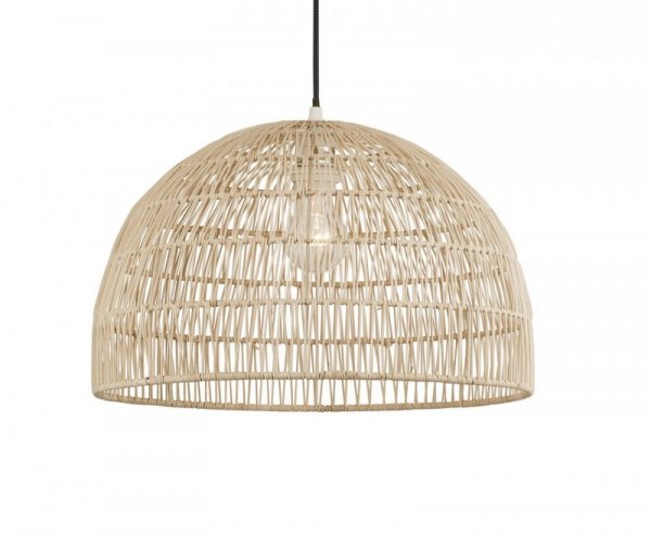 LAMPA WISZĄCA NATURAL EKO RATTANOWA DO SALONU JADALNI KUCHNI W STYLU BOHO  LUCES EXCLUSIVAS OVIEDO LE42131