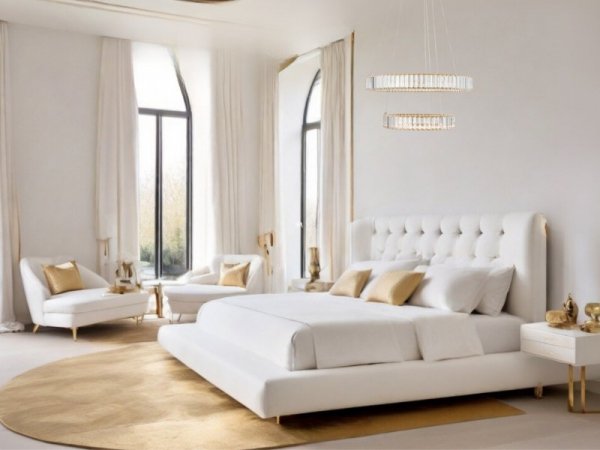LAMPA W STYLU GLAMOUR ZŁOTA NOWOCZESNA SZKLANA DO SALONU JADALNI SYPIALNI LUCES EXCLUSIVAS BAUTA LE42676