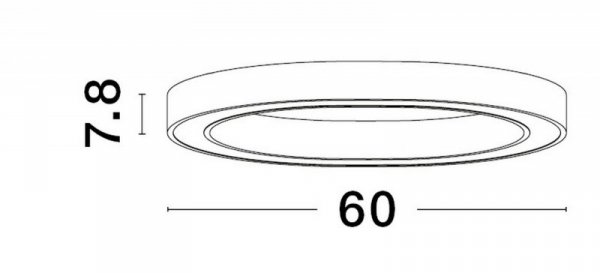 LAMPA WISZĄCA RING KOŁO OBRĘCZ LED DO SALONU JADALNI KUCHNI NAD STÓŁ WYSPĘ LUCES EXCLUSIVAS MILPA LE43289