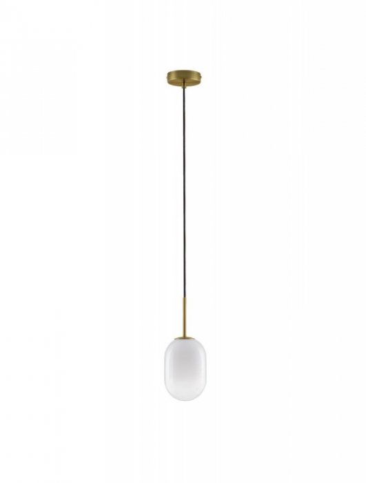 LAMPA WISZĄCA MOSIĄDZ ZŁOTA SZKLANA DO SALONU SYPIALNI KUCHNI JADALNI NAD STÓŁ LUCES EXCLUSIVAS ACUYO LE43357