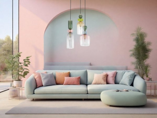 LAMPA WISZĄCA SZKLANA KOLOROWE KLOSZE KOLOROWA DO SALONU JADALNI KUCHNI NA KOLE LUCES EXCLUSIVAS BALAM LE43400