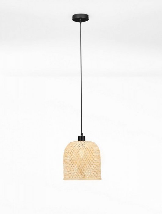 LAMPA WISZĄCA CZARNA RATTANOWA LUCES EXCLUSIVAS LAMPA TALITAS LE44511