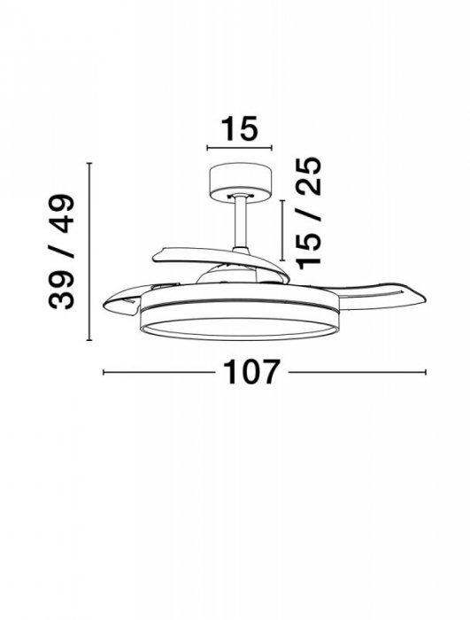LUCES EXCLUSIVAS LAMPA CARANAVI LE44969