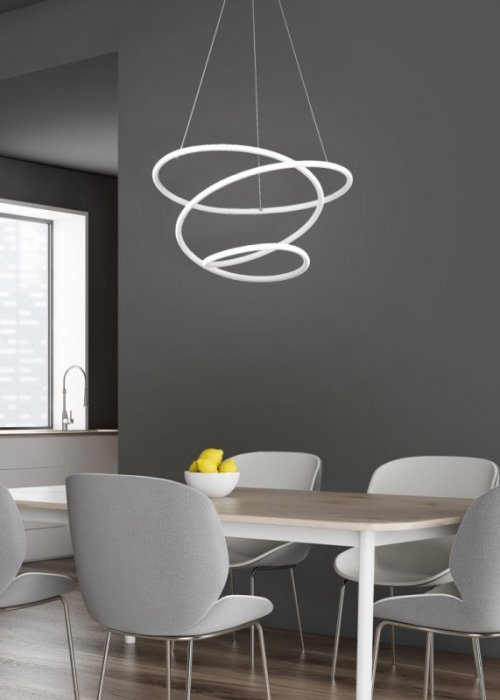 LAMPA NOWOCZESNA LED DO SALONU KUCHNI JADALNI BOLOGNA R37051131 REALITY LEUCHTEN
