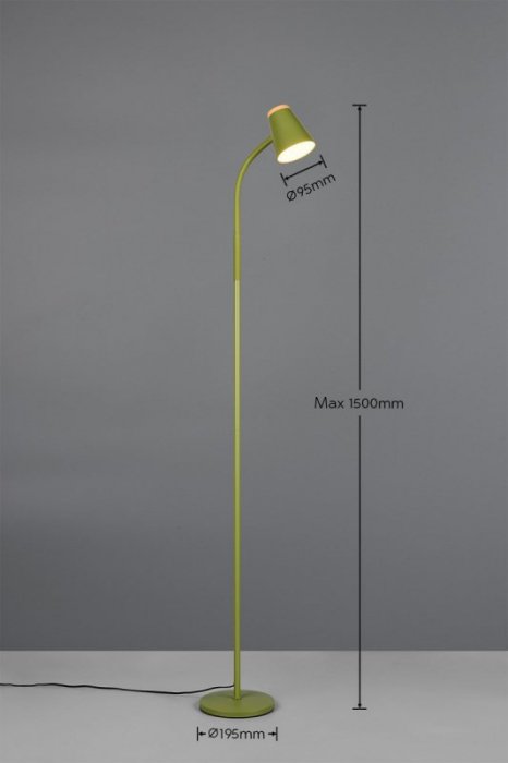 LAMPA PODŁOGOWA STOJĄCA METALOWA NOWOCZESNA RL PONGO R45831115