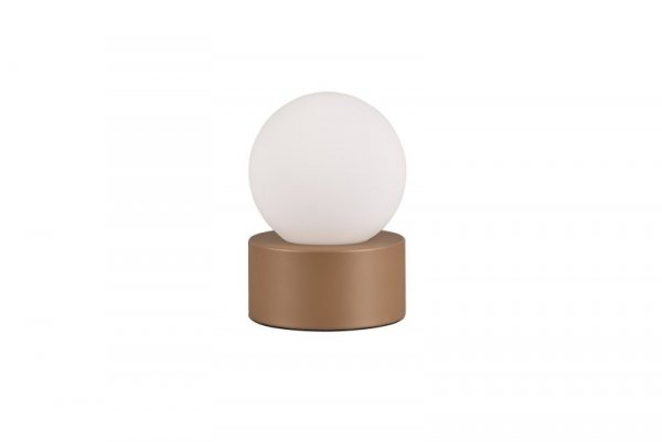 LAMPKA NOCNA STOŁOWA KULA BIAŁA SZKLANA DOTYKOWA  RLCOUNTESS R59051065 REALITY LEUCHTEN