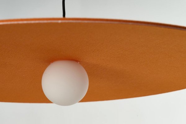 AZZARDO AZ5906 FREYA ORANGE LAMPA WISZĄCA FILCOWA POMARAŃCZOWA KLOSZ Z FILCU