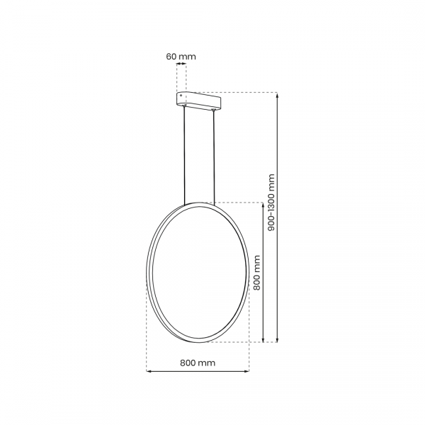 MILAGRO SATURNO ML8857 LAMPA WISZĄCA KOŁO RING OBRĘCZ ZŁOTY 80CM IP44 HERMETYCZNA