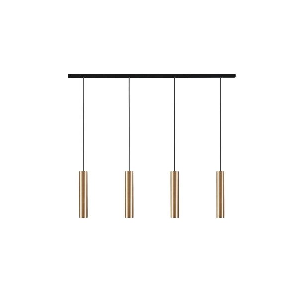  NOWODVORSKI 7853 BATON LAMPA WISZĄCA TUBA  MOSIĄDZ CZARNA DO POKOJU DO KUCHNI NAD WYSPE
