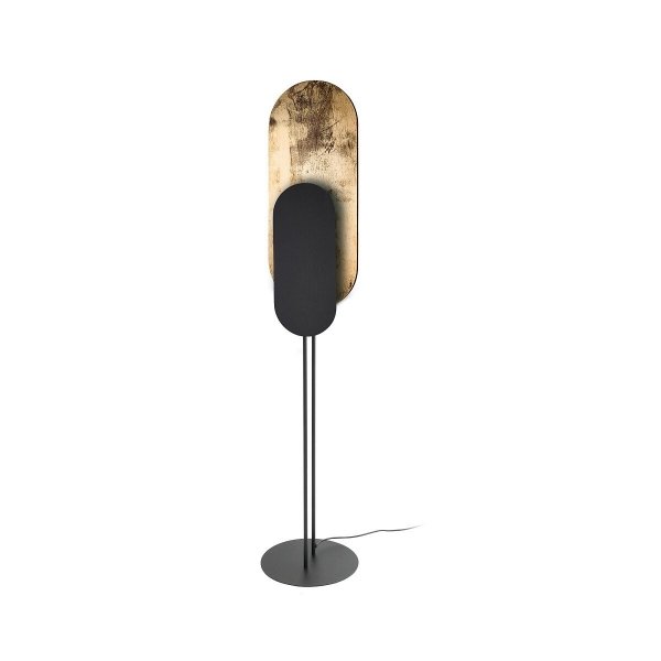 NOWODVORSKI WHEEL LUX 7646 LAMPA PODŁOGOWA CZARNO ZŁOTA