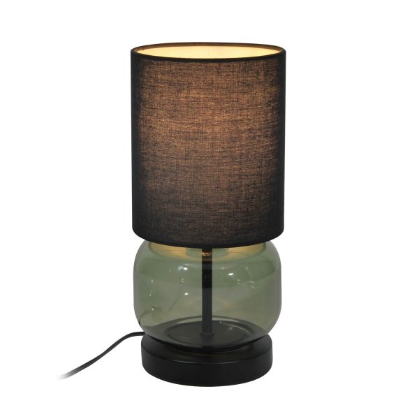 ITALUX DORME TB-63748-BL-GR LAMPKA STOŁOWA NOCNA CZARNA JASNY ZIELONY