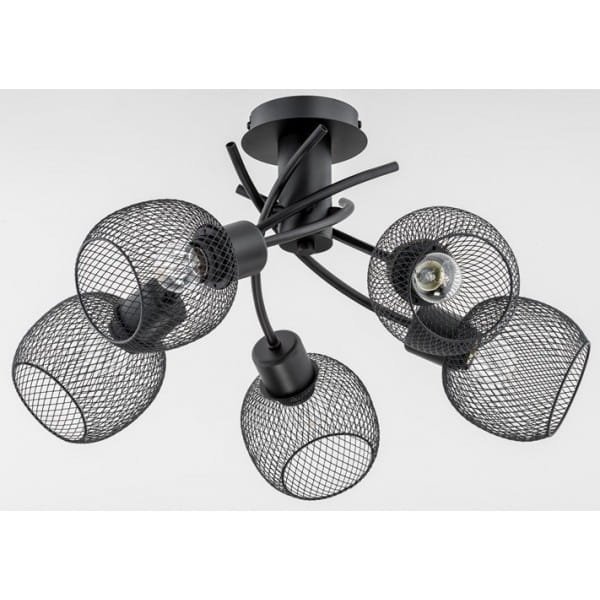 ALFA SOSNOWSCY 25795 WATSA LAMPA SUFITOWA CZARNA NOWOCZESNA