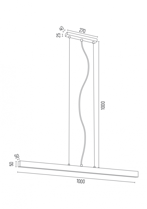 ARGON VERMONT 3950 LAMPA WISZĄCA BIAŁY STRUKTURA