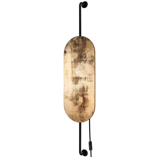 NOWODVORSKI 8427 WHEEL LUX KINKIET CZARNO ZŁOTY OZDOBNY