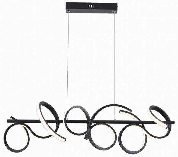 REALITY LOZANNA 343301-30 LAMPA LED CZARNA NOWOCZESNA  DO SALONU JADALNI  SYPIALNI
