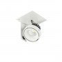 ITALUX PATRIZIO SINGLE GL7118-1/1X12W 4000K WH+BL LAMPA SPOT  NOWOCZESNA  BIAŁO CZARNA DO SALONU 