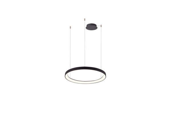 AZZARDO AZ5016 AGNES PENDANT 48 DIMM CCT SWITCH  LAMPA WISZĄCA KOŁA RINGI CZARNA ŚCIEMNIALNA ZMIANA BARWY ŚWIATŁA