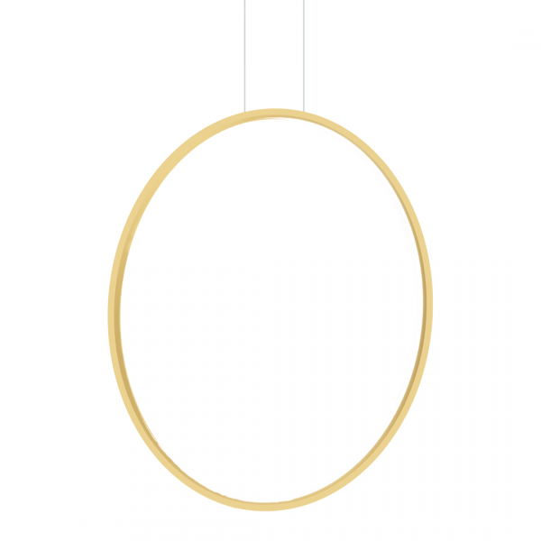 MILAGRO SATURNO ML8857 LAMPA WISZĄCA KOŁO RING OBRĘCZ ZŁOTY 80CM IP44 HERMETYCZNA