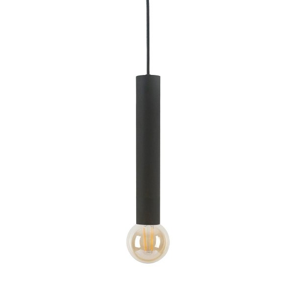 ITALUX Marvi TR Dolores 723121-1-BL LAMPA WISZĄCA CZARNA ZWIS NA ŻARÓWKĘ