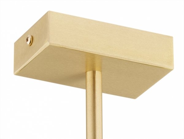 LAMPA WISZĄCA CZARNO ZŁOTA MOSIĄDZ SZCZOTKOWANY Z KULAMI KLOSZE KULE BIAŁE DO SALONU SYPIALNI ARGON FREEMONT 1767