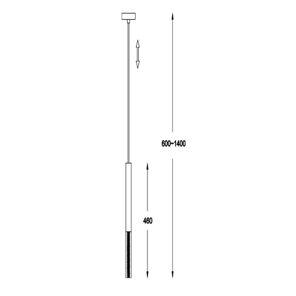 ZUMA LINE P0461-01E-S8S8 ONE LAMPA WISZĄCA BIAŁA TUBA SOPEL