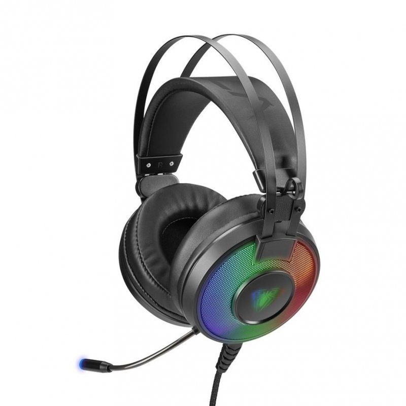 Słuchawki z mikrofonem dla graczy Aula Eclipse Gaming (z podświetleniem) PC/XBOX One/PS4/mobile